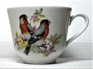 Vintage Bird Cup, Cedar Waxwing, Schuman Arzberg, German porcelain - Picture 1 of 4