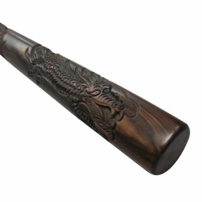 Kamagong Bokken Katana Blade 40" w/ Dragon Engraving Wrap Around Premium Quality