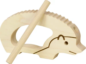 Wooden Herbie Hedgehog Musical Instrument MADE IN USA Kids Toy Eco friendly - Picture 1 of 1