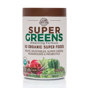 Super Greens Drink Mix, Chocolate, 10.6 oz., 20 Servings (Packaging May Vary) - Picture 1 of 5