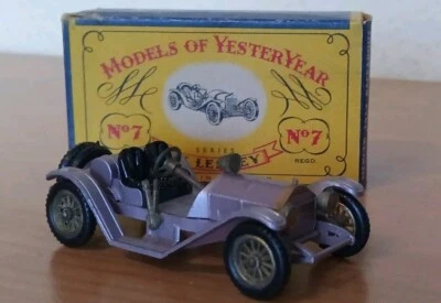 Matchbox Models of Yesteryear Y-7, 1913 Mercer Raceabout Type 35J, malve in OVP - Bild 1 von 4