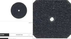 60% Off 25 Ea Norton Rapid Prep 5"x7/8" A/O Extra Coarse Surface Condition Disc - Picture 1 of 1