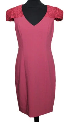 KLEID DAMENKLEID VES2270 688 SIENNA WEINROT ETUIKLEID HOSS INTROPIA Gr. 40 NEU - Bild 1 von 3