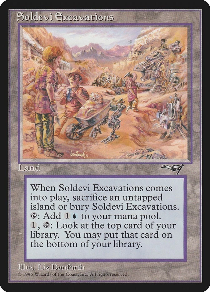 Soldevi Excavations Alliances Magic The Gathering MTG Card - Image 1 of 1