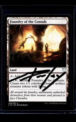 MTG Magic The Gathering Commander AP Artist Proof Auto Foundry of the Consuls - Image 1 of 2
