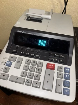 Sharp Compet QS-2760H Electronic Printing Calculator 12-Digit Tested Works - Image 1 of 4
