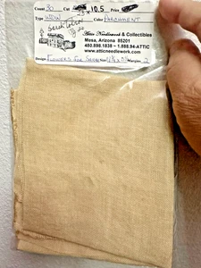 Weeks Dye Works 30 count PARCHMENT  linen 23 X 10.5" - Picture 1 of 5