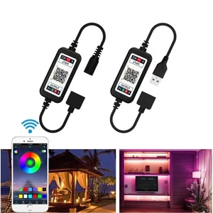 Smart RGB Controller USB DC 5V 12V 24V 6A Bluetooth APP Dimmer For RGB LED Strip - Picture 1 of 11
