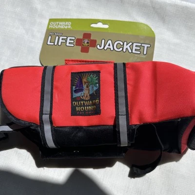 NWT Outward Hound Granby Splash Orange Dog Life Jacket, Small; New with Tags - Image 1 of 4