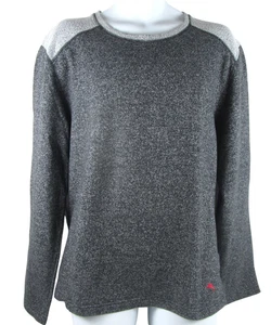 Tommy Bahama Felpa Uomo Grigio Heathered XL Girocollo Misto Cotone - Foto 1 di 9