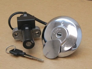 Honda CB125F 2016 7,386 miles ignition and fuel cap lock set (5611) - Picture 1 of 12