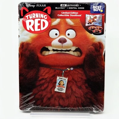 Turning Red SteelBook (4K Ultra HD + Blu-ray + Digital HD, 3-Disc Set, 2022) - Image 1 of 4