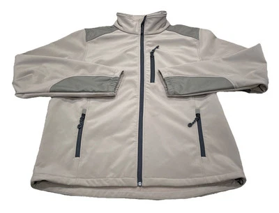 Black Diamond Men's Size XL Soft Shell Insulated Brown Blk Full Zip Coat Jacket - Image 1 of 4