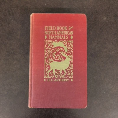 Field Book of North American Mammals 1928 H.E Anthony 5th Impression  - Image 1 of 4
