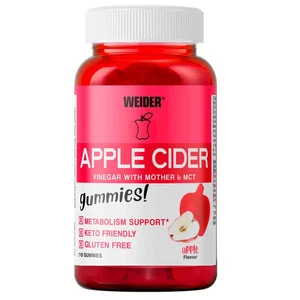 Weider Apple Cider Vinegar Gummies with Mother & MCT Gluten Free Qty 70 - Picture 1 of 2