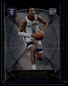 Espejo Jalen Williams naranja neón #/299 Panini totalmente certificado #106 2024-25 - Imagen 1 de 2