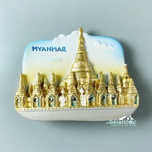Myanmar Tourist Travel Souvenir 3D Resin Refrigerator Fridge Magnet Craft Gift - Picture 1 of 3
