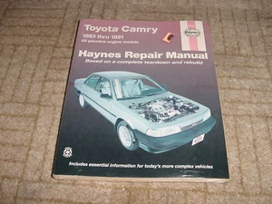 1983-1991 HAYNES REPAIR MANUAL TOYOTA CAMRY - Picture 1 of 7