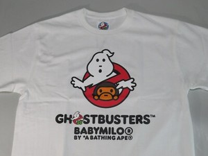 21334 bape ghostbusters baby milo under white/red tee XL