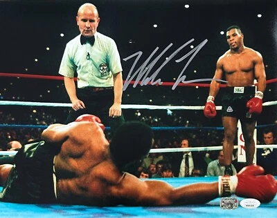 Mike Tyson Signed Autographed 11x14 Photo JSA & Mike Tyson Authentic KO #2 - Image 1 of 2