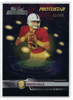2021 Wild Card Alumination Davis Mills PROTOSTAR #62/249 Houston Texans - Image 1 of 2