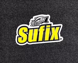 SUFIX BRAIDED LINE FISHING BASS BOAT CARPET DECALS GRAPHICS BONUS DECAL!! FREE - Picture 1 of 5
