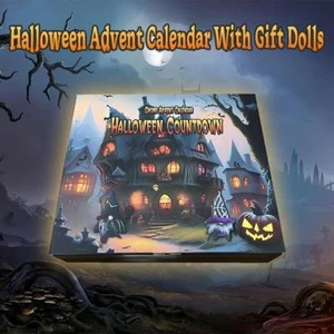 Halloween Advent Calendar With Gift Dolls, 2024 Halloween Gnome Advent Calendar - Bild 1 von 8