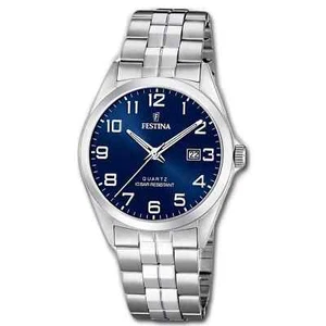 Orologio solo tempo uomo Festina Acciaio Classico blu F20437/3 - Foto 1 di 6