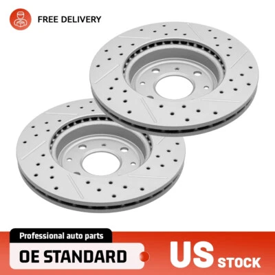 Juego de rotores de freno delanteros perforados de 262 mm para Honda Fit 2015 2016 2017 2018 2019 2020 Foto 1 de 4