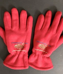 Rote Fäustlinge Fleece gefüttert Buffalo Sun Unisex Flanell Handschuhe - Bild 1 von 9