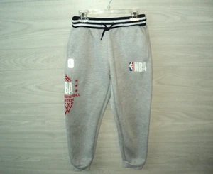NBA Joggers Sweatpants Boy's Size M (10-12) Gray Elastic Waist Activewear - Picture 1 of 7