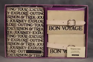 Juego de viaje Emma Bridgewater porta pasaporte y 2 etiquetas de equipaje en caja - Imagen 1 de 4