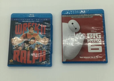Big Hero 6 and Wreck it Ralph Big Guy Bundle - Blue Ray And DVD - Image 1 of 3