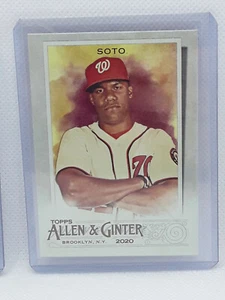 Juan Soto 2020 Topps Allen & Ginter Baseball - #28 - Washington Nationals - Picture 1 of 2