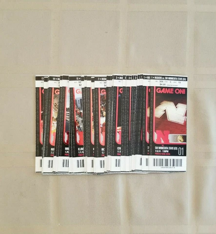 2014-15 NEBRASKA CORNHUSKER BASKETBALL TICKET STUBS Cover