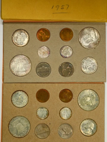 1957 Complete Double Mint Set in Original Mint Packaging #10106 Cover