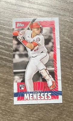 2023 Topps Rip Exclusive Joey Meneses RC Mini Base 9/75 Washington Nationals - Image 1 of 2