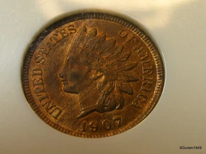 1907 INDIAN HEAD CENT * NGC MS 65 RED BROWN * GREYSHEET  VALUE ! - Picture 1 of 4