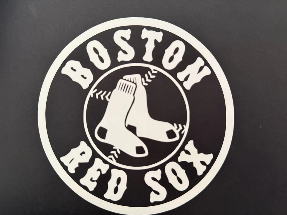 MLB BOSTON RED SOX BASEBALL VINYL STICKER DECAL - Image 1 of 1