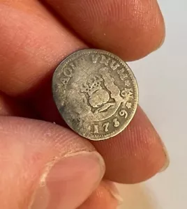 Mexico - 1739 Silver "Pillar" Type 1/2 Real - Popular - Picture 1 of 5