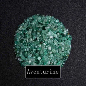 500g Raw Natural Green Aventurine Jade Quartz Crystal Bulk Chip Stone Bead Reiki - Picture 1 of 14