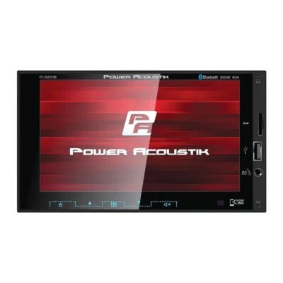 Power Acoustik 6.2â€ Double DIN MECHLESS Fixed Face Receiver with PhoneLink Blu - Image 1 of 3