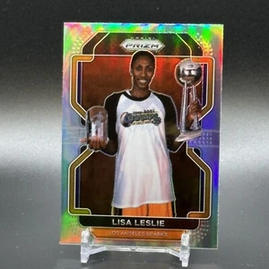 2022 Panini Prizm WNBA Lisa Leslie Silver Holo Color Match HOF - LA Sparks - Picture 1 of 2