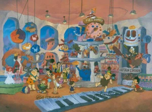 Hanna Barbera:The Flintstones-Big In Bedrock-LE Cel- Signed by Hanna and Barbera - Picture 1 of 1