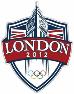Caja de herramientas para parachoques de coche de los Juegos Olímpicos de Londres 2012 calcomanía adhesiva 4"X5" - Imagen 1 de 1