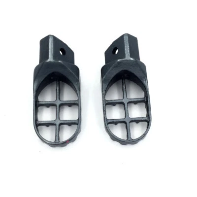 Clavijas de pie de carreras Gunmetal negras para motocross MX para Suzuki RM80 1993-2001 Foto 1 de 4