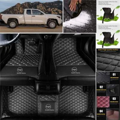 For Toyota Tundra Car Floor Mats Custom All Weather Waterproof Auto Cargo Liners - Изображение 1 из 4