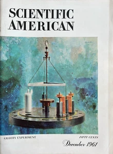 Scientific American Magazine December 1961 Eotvos Gravity Experiment Magnetism - Picture 1 of 3