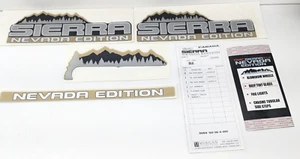 GMC Sierra Nevada Edition SLE Decal Set 2005–2006 Badge Emblem Kit - Picture 1 of 3