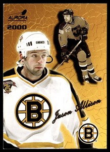 2000-01 Pacific Aurora Jason Allison Boston Bruins #9